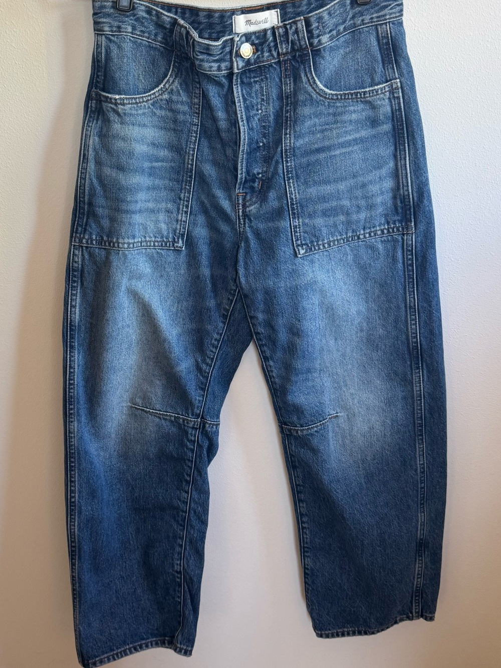 Madewell Darted Barrel Leg Jeans - Picture 4 of 6